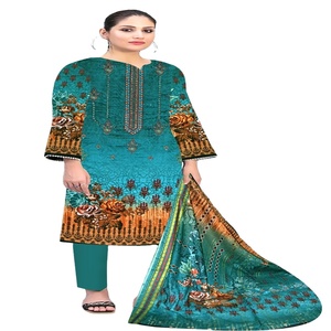 ชุด Punjabi สำหรับผู้หญิงเสื้อผ้าปากีสถานและอินเดียเสื้อผ้าปากีสถาน salwar kameez - Product Image 1