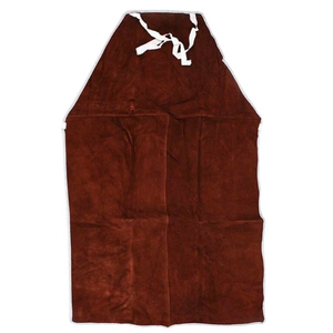 Tablier en cuir de style classique, résistant au feu, pour la cuisine, avec deux poches - Product Image 5