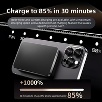 Banque d'Énergie Magnétique Sans Fil 2025 de 5000 mAh ou 10000 mAh à Chargement Rapide, Vente Directe d'Usine, Logo Personnalisé, Prix de Gros
