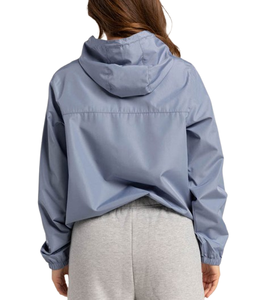 Veste coupe-vent pour femmes grandes tailles, fabrication OEM, sur mesure, respirante, en toile tricotée, imperméable, couleur et logo personnalisés - Product Image 4