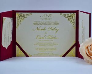 High Quality Beautiful <b>Mirror</b> <b>Acrylic</b> For Indian Wedding Invitation Folio By Manufacture At Best Price Wedding Card - Product Image 2