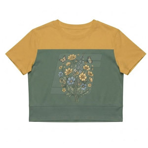T-shirts courts élégants pour femmes, tissu doux, tenue décontractée d'été, style streetwear tendance, look mode - Product Image 5