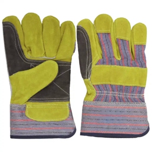 Gants de travail robustes en cuir de vachette pleine fleur pour monteurs canadiens – Confortables, ignifuges et antistatiques pour la sécurité industrielle - Product Image 4