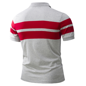 Camiseta Polo para Hombre, Talla Grande, de Alta Calidad, Transpirable, Informal, de Manga Corta, Color Sólido, de Algodón, Elegante, para Negocios - Product Image 5