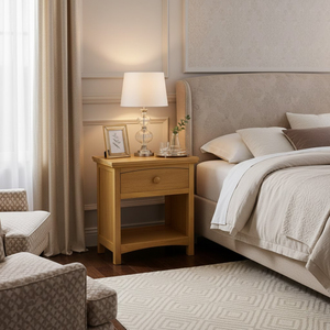 Mesita de Noche de Color Natural, Estilo Moderno, Madera de Pino de Nueva Zelanda, para Dormitorio, Sala de Estar o Apartamento, Fabricada en Ho Chi Minh City - Product Image 6