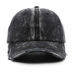 Gorra de béisbol trucker de malla de 5 paneles personalizada, con lavado ácido, efecto desgastado, bordado 3D, logotipo personalizado, unisex, para todas las estaciones, viajes y actividades al aire libre. - Product Image 3