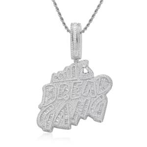 Hot Sale Iced Out Moissanite Diamond Pendant for Men Premium Hip Hop Necklace Charm for <b>Rapper</b> Fashion and Nightclub Wear - Product Image 3