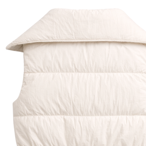 Chaleco Acolchado Ligero para Mujer, Sin Mangas, Cuello Alto, Botones al Frente, Cálido, Informal, a la Moda - Product Image 6