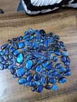 Pierres précieuses Ha Gems 100% naturelles en labradorite bleue feu, formes variées, pierres brutes pour la fabrication de bijoux, approvisionnement en gros