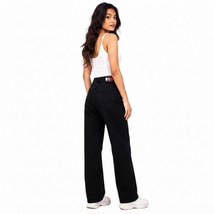 Pantalones Vaqueros de Mezclilla para Mujer, Diseño de Fabricación Directa de Fábrica, Alta Calidad, Uso Diario, Moda Vaquera con Logotipo Personalizado - Product Image 6
