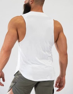 Débardeur Sportif Respirant Noir pour Homme, Col Rond, Tricoté, Sans Manches, pour la Course à Pied - Product Image 2