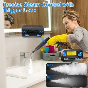 Nettoyeur Vapeur Haute Pression 1800W avec Réservoir d'Eau 2L, Roues et Contrôle de Vapeur Progressif - Product Image 5