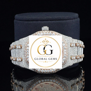 Hot Sale Luxury Fully Iced Moissanite Diamond Watch <b>Chronograph</b> Design Hip Hop Style Stainless Steel Band Available for Sale - Product Image 6