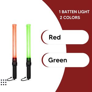 Bâton lumineux de sécurité « 21 pouces » non rechargeable, clignotant rouge et vert pour le contrôle du trafic et la protection des rues - Product Image 2
