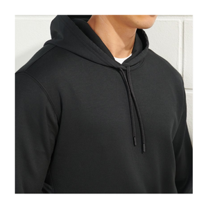 Sudaderas con Capucha para Hombre, Color Negro, Transpirables, de Manga Larga, Disponibles en Diseño Personalizado con Logotipo, Venta al Por Mayor - Product Image 4