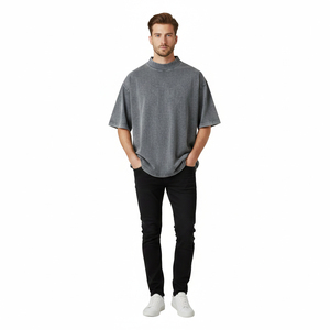 เสื้อยืดลำลองผ้าฝ้ายพรีเมียมสำหรับผู้ชายคุณภาพพรีเมียมสั่งทำพิเศษ เนื้อผ้านุ่ม สไตล์ทันสมัย ใส่สบายทุกวัน แขนสั้น - Product Image 1