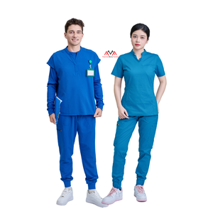 Combinaison médicale VN FACTORY, la plus confortable et la plus utile, design de combinaison de salon de beauté, uniforme d'infirmière, blanc d'hôpital - uniforme FMF OEM/ODM - Product Image 1