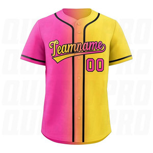 Camiseta de Béisbol Sublimada Personalizada, 100% Poliéster, Secado Rápido, Uniforme de Béisbol y Sóftbol, Personalizable - Product Image 4