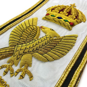 Cintas Masónicas Grand Constantine al por Mayor, Diseño Duradero con Bordado de Cinta Blanca - Product Image 2