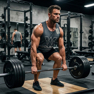 Men's Casual Gym Vest Tank Tops Breathable Eco-Friendly Knitted Body Slimming Quick Dry Crew Neck <b>Sleeveless</b> Workout <b>Shirt</b> - Product Image 5