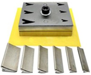 SUNTOOLS/STIPL <b>Iron</b> Irregular Fancy Heart Disc Cutter Set of <b>6</b> for Jewelry Casting DIY Mold Making Tools - Product Image 2