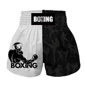 Pantalones cortos de boxeo Muay Thai para hombres, mujeres, niños, adolescentes, para Kickboxing, Lucha, MMA, Trunks, Sanda y Grappling - Product Image 2