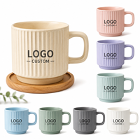 Mug en céramique pastel, cadeau promotionnel d'entreprise, tasse à café, couleur bonbon, mug réutilisable, pour la maison, le bureau, les événements, impression UV, 260 ml