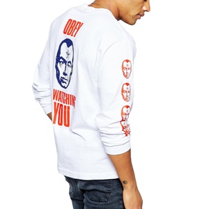 Camiseta de manga larga de algodón 100% de calidad superior para hombre, cuello redondo de ajuste Regular, tela de punto ultrasuave, serigrafía - Product Image 1