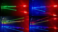 Jaring laser tirai pintu warna penuh/hijau/merah/biru ktv bar pencahayaan panggung sinar laser lemak