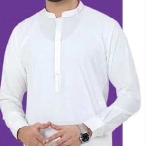 Nuevos diseños de 100% conjuntos de Kurta de algodón para hombres disponibles para la venta en colores y diseños personalizados en gran cantidad - Product Image 2