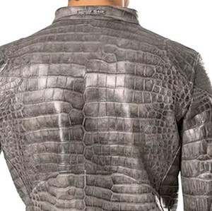 Chaqueta de Cuero Personalizada con Grabado Python para Hombre, Piel Genuina de Vacuno, Estilo Motociclista, Servicio de Muestras de Fábrica OEM ODM Disponible, Elite - Product Image 4