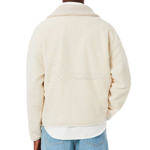 Modern Active Lifestyle Cotton Blended <b>Men</b> <b>Half</b> <b>Zip</b> Polar Fleece Pullover Lightweight Warm Sports Clothing - Product Image 5