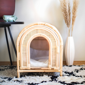 Cozy Home for Dogs and Cat Rattan Dog House <b>Cheap</b> Animal Pet Houses Pets Furniture Wholesale - Product Image 6