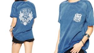 เสื้อคอกลมสำหรับผู้หญิงไซส์ใหญ่พิเศษพิมพ์ลายหินไซส์ใหญ่พิเศษ - Product Image 5