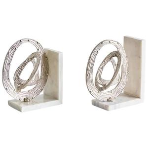 Sujetalibros Escultóricos de Cuerda Sólida con Base, Estilo Europeo, Hechos a Mano, de Metal, para Decoración de Mesa, Sala de Estar - Product Image 4