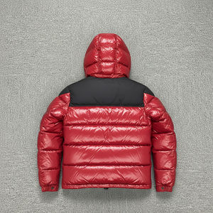 Chaqueta Bomber de Invierno con Capucha, Resistente al Viento, de Primera Calidad, para Hombre, con Cierre, Dos Tonos, Impermeable, Transpirable, de Poliéster/Algodón - Product Image 2