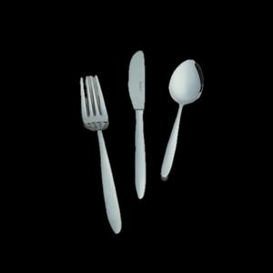 Juego de cubiertos de plata de primera calidad con acabado espejo para cocinas domésticas, restaurantes, hoteles, cafeterías, oficinas y comidas diarias. - Product Image 2