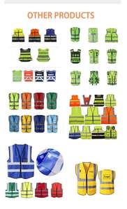 Premium Quality 100%Polyester Hi Vis With Reflective Tape Yellow Safety Jacket Waterproof Reflective Workwear Safety Jackets - Product Image 6