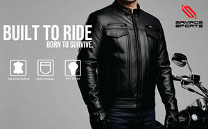 Chaqueta de Motocicleta Unisex de Cuero de Búfalo Premium, Transpirable, con Bolsillos Utilitarios, Estilo Urbano, para Invierno, Color Bronceado - Product Image 4