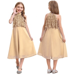 8-14 enfants habillés fête anniversaire princesse robe pour fille soirée mariage bal remise des diplômes Pageant enfants fleur fille robes - Product Image 5