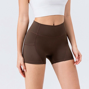 Shorts de Compresión Deportivos de Cintura Alta para Mujer, Transpirables, con Logotipo Personalizado, Venta al Por Mayor - Product Image 3