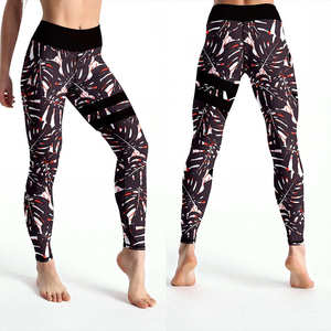 <b>Women</b> Compression Leggings High Waist Athletic <b>Running</b> Sports Leggings Moisture Wicking Gym Workout Fitness Tights Wholesale <b>Cap</b> - Product Image 4