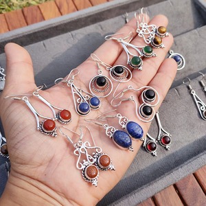 High Quality <b>Tungsten</b> Lovers Pattern Hoop Earrings for Women Classic Statement Jewelry for Party Wedding Daily Wear Available - Product Image 1