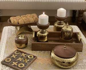 Bandeja de Servicio de Madera Hecha a Mano, la Más Vendida, para Hogar, Cafetería, Hotel, Restaurante, para Servir Café, Té y Bocadillos, Disponible al Mejor Precio - Product Image 1