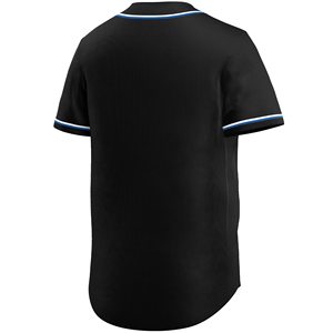 เสื้อเบสบอลสีดำแขนสั้นทรงคลาสสิก สวมใส่สบาย - Product Image 2