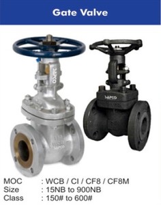 วาล์วประตูสเตนเลส sapco ทนทานและเชื่อถือได้150 #15 NB รับประกัน1ปีสำหรับน้ำน้ำมันก๊าซ - Product Image 2