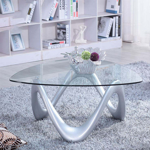 Mesa de Centro Moderna de Diseño de Lujo con Tapa de Piedra Sinterizada y Base de Acero Inoxidable Dorado para Sala de Estar - Product Image 5