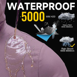 Ensemble de survêtement coupe-vent et imperméable sur mesure, veste et pantalon de course légers, avec logo personnalisé, ensembles coupe-vent OEM - Product Image 6