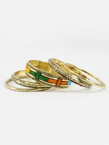 Designer Handmade Brass Fashion <b>Bangles</b> Direct Factory Sale <b>Set</b> with Metal Jewelry & Accessories Customized Color & Size Unisex - Product Image 6
