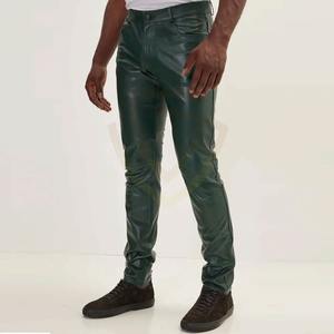 Pantalon en cuir pour homme, prix de gros, fabriqué à bas prix, imperméable et respirant, pour adultes - Product Image 2